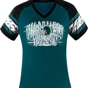 Philadelphia Football Women's V-Neck Tee